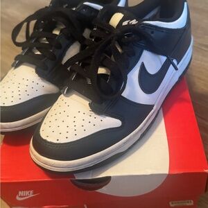 Nike Dunk Low Black and White Sneakers